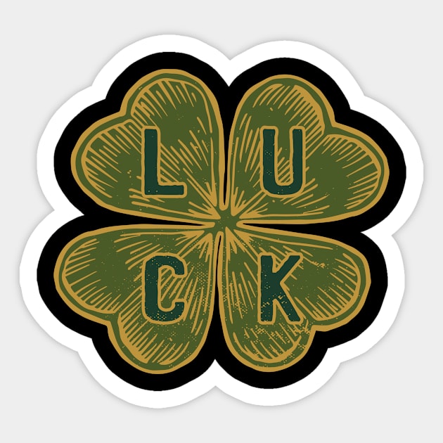 Clover Luck Sticker by EarlAdrian